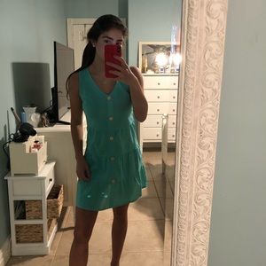 teal dress